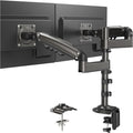bracci per monitor alluminio doppio illuminato a led