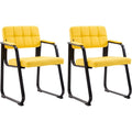 sedie per sala d'attesa giallo