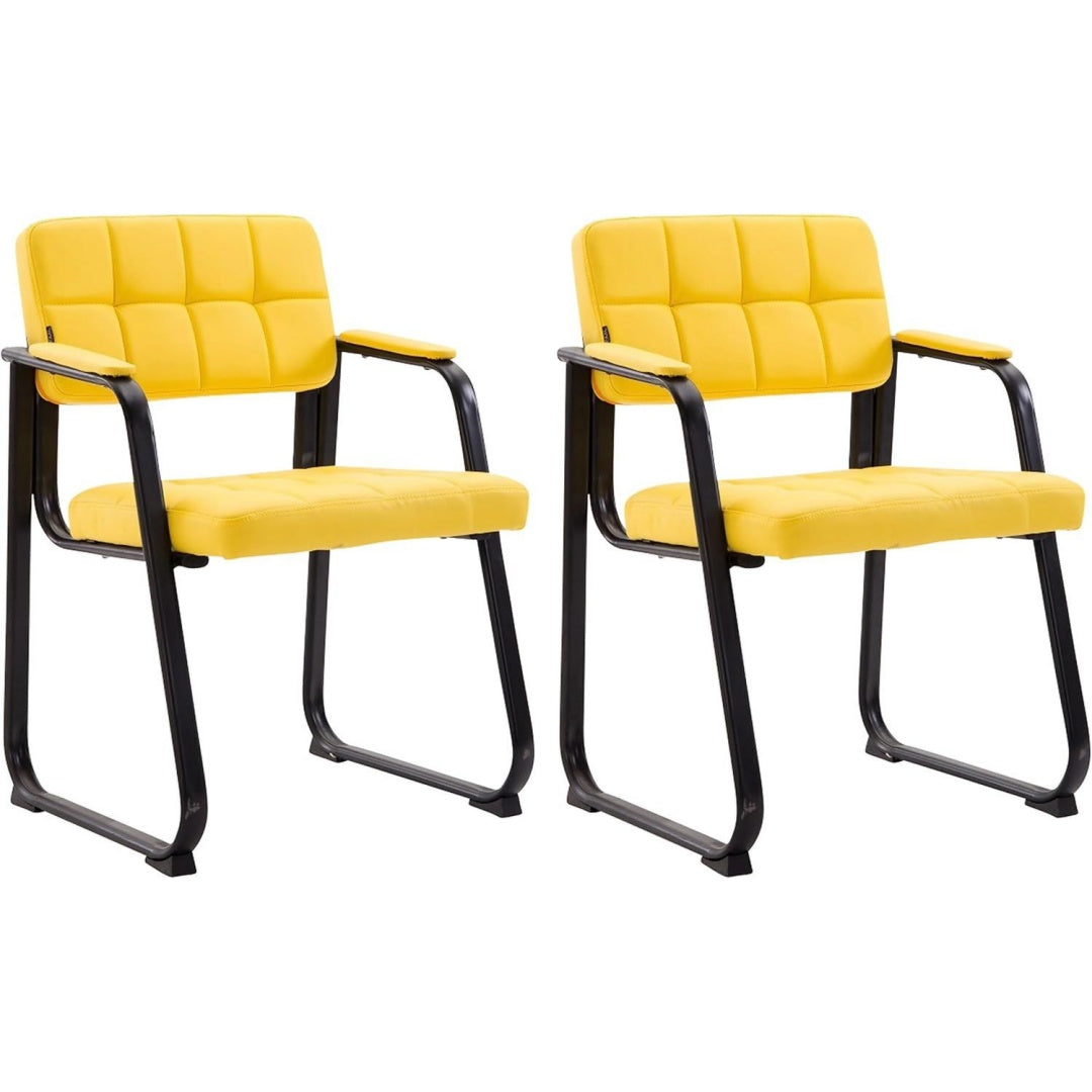 sedie per sala d'attesa giallo