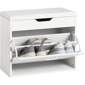 scarpiere bianco per ingresso letto 6