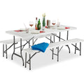 panche bianco resistente pieghevole