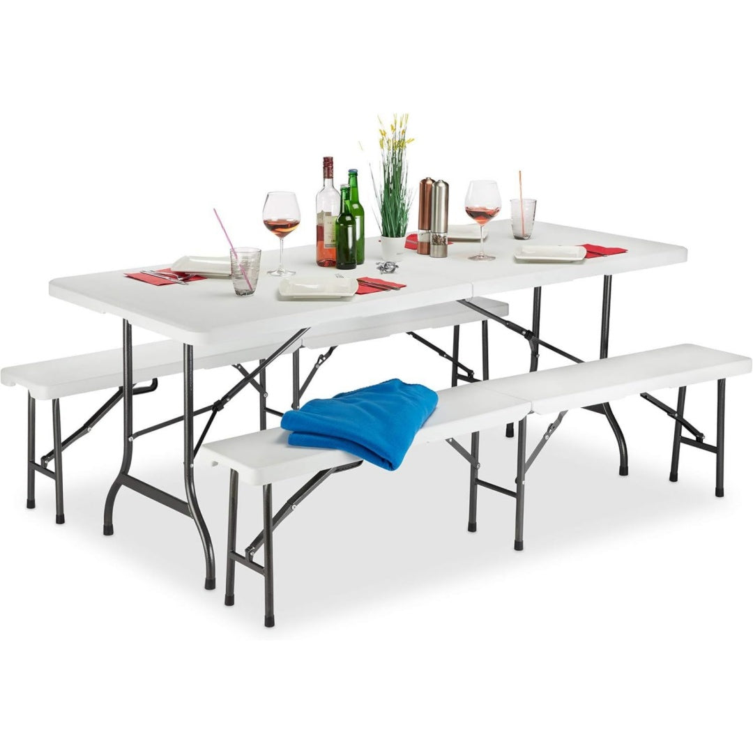 panche bianco resistente pieghevole